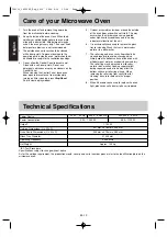 Preview for 13 page of Panasonic NN-ST656W Operating Instructions Manual