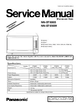 Preview for 1 page of Panasonic NN-ST656W Service Manual