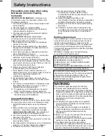 Preview for 3 page of Panasonic NN-ST657 W Operation Manual