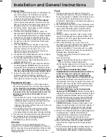 Preview for 4 page of Panasonic NN-ST657 W Operation Manual