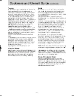 Preview for 6 page of Panasonic NN-ST657 W Operation Manual