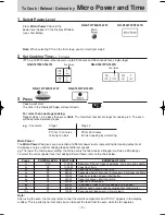 Preview for 11 page of Panasonic NN-ST657 W Operation Manual