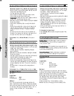 Preview for 35 page of Panasonic NN-ST657 W Operation Manual