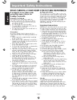 Preview for 5 page of Panasonic NN-ST65JB Operating Instructions Manual