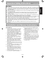 Preview for 6 page of Panasonic NN-ST65JB Operating Instructions Manual