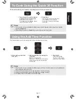 Preview for 14 page of Panasonic NN-ST65JB Operating Instructions Manual