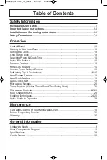 Preview for 2 page of Panasonic NN-ST661 Operating Instructions Manual