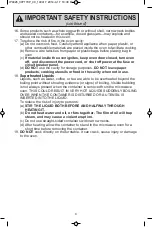 Preview for 5 page of Panasonic NN-ST661 Operating Instructions Manual