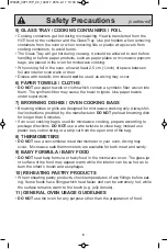 Preview for 10 page of Panasonic NN-ST661 Operating Instructions Manual