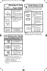 Preview for 15 page of Panasonic NN-ST661 Operating Instructions Manual