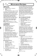 Preview for 22 page of Panasonic NN-ST661 Operating Instructions Manual