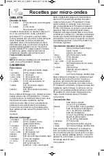 Preview for 54 page of Panasonic NN-ST661 Operating Instructions Manual