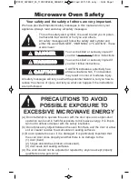 Preview for 3 page of Panasonic NN-ST661B Operating Instructions Manual