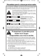 Preview for 35 page of Panasonic NN-ST661B Operating Instructions Manual