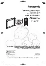 Preview for 1 page of Panasonic NN-ST663S Operating Instructions Manual