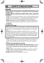 Preview for 9 page of Panasonic NN-ST663S Operating Instructions Manual