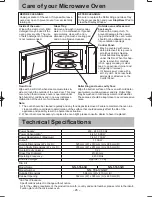 Preview for 28 page of Panasonic NN-ST665B Operating Instruction And Cook Book