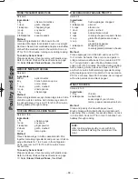 Preview for 46 page of Panasonic NN-ST665B Operating Instruction And Cook Book