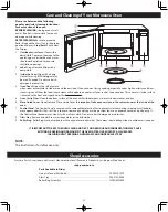 Предварительный просмотр 25 страницы Panasonic NN-ST66KW Owner'S Manual