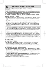 Preview for 9 page of Panasonic NN-ST676S Operating Instructions Manual