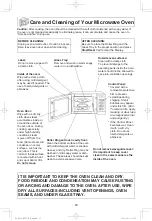 Preview for 12 page of Panasonic NN-ST676S Operating Instructions Manual