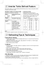 Preview for 20 page of Panasonic NN-ST676S Operating Instructions Manual