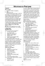 Preview for 24 page of Panasonic NN-ST676S Operating Instructions Manual