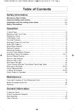 Preview for 2 page of Panasonic NN-ST681 Operating Instructions Manual