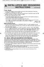 Preview for 8 page of Panasonic NN-ST681 Operating Instructions Manual