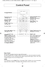 Preview for 14 page of Panasonic NN-ST681 Operating Instructions Manual