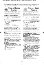 Preview for 20 page of Panasonic NN-ST681 Operating Instructions Manual