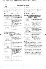 Preview for 23 page of Panasonic NN-ST681 Operating Instructions Manual