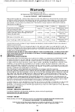 Preview for 29 page of Panasonic NN-ST681 Operating Instructions Manual