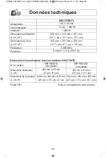 Preview for 63 page of Panasonic NN-ST681 Operating Instructions Manual