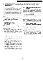 Preview for 19 page of Panasonic NN-ST681S Service Manual