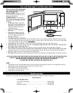 Preview for 25 page of Panasonic NN-ST74LS Owner'S Manual