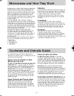 Preview for 6 page of Panasonic NN-ST750W Operating Instruction And Cook Book