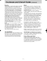 Preview for 7 page of Panasonic NN-ST750W Operating Instruction And Cook Book