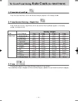 Preview for 20 page of Panasonic NN-ST750W Operating Instruction And Cook Book