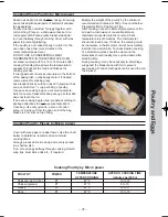 Preview for 40 page of Panasonic NN-ST750W Operating Instruction And Cook Book