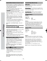 Preview for 41 page of Panasonic NN-ST750W Operating Instruction And Cook Book