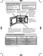 Preview for 22 page of Panasonic NN-ST756W Operation Manual