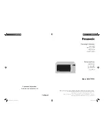 Panasonic NN-ST757W Operating Instructions Manual preview