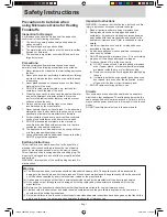 Preview for 2 page of Panasonic NN-ST757W Operating Instructions Manual