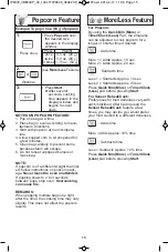 Preview for 17 page of Panasonic NN-ST762S Operating Instructions Manual