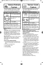 Preview for 20 page of Panasonic NN-ST762S Operating Instructions Manual