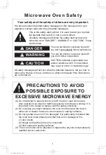 Preview for 3 page of Panasonic NN-ST766B Operating Instructions Manual