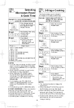 Preview for 17 page of Panasonic NN-ST766B Operating Instructions Manual