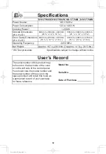 Preview for 34 page of Panasonic NN-ST766B Operating Instructions Manual