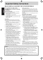 Preview for 2 page of Panasonic NN-ST785SKPQ Manual